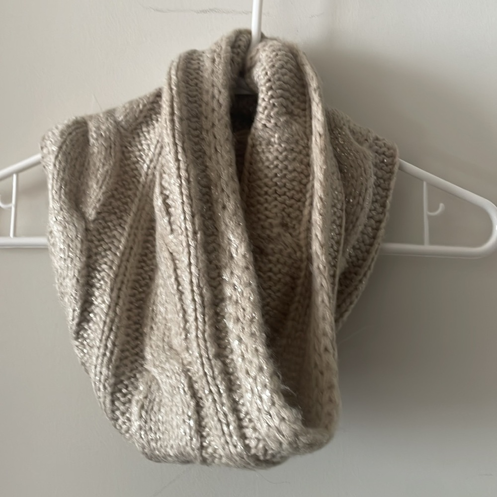 Old Navy Metallic Knit Cowl Scarf